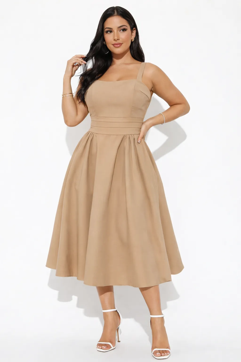 PREMIUM DOUBLE-BORDER FLOWING MIDI – REFINED DURABILITY | MDU1202