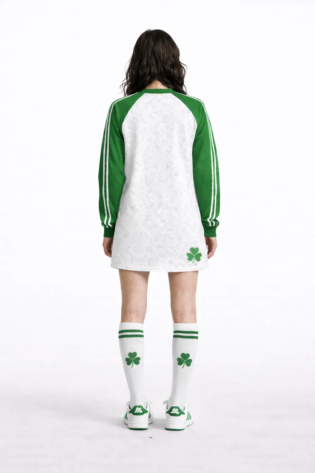 Alternative view of BLESSINGS RAGLAN MIDI – FESTIVE ATHLEISURE | MDU390US