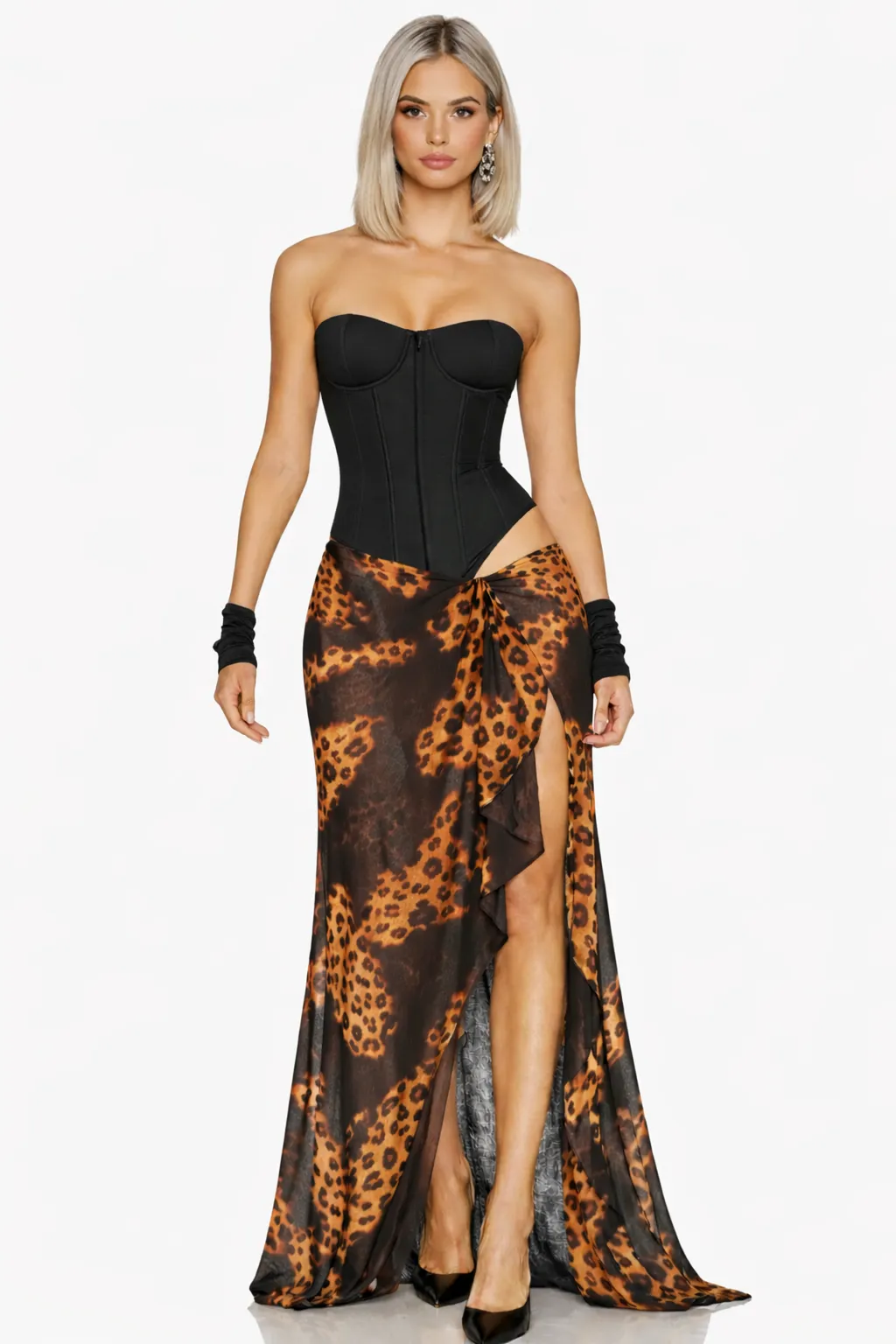 EXOTIC CORSET MAXI – BOLD CONTRAST | MDU368US