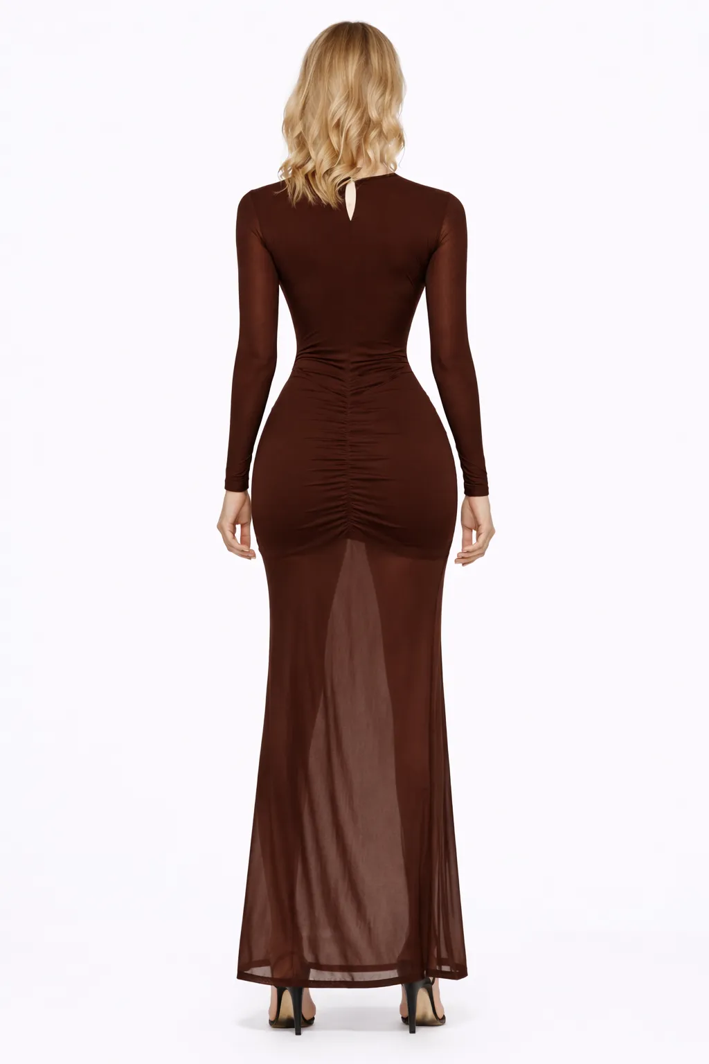 Alternative view of SEDUCTIVE MESH MERMAID MAXI – HOLLYWOOD GLAM | MDU372US