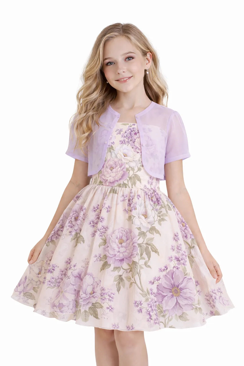 BOTANICAL GARDEN PARTY SET – PREMIUM VOILE & PRINTED SILK | MUS430