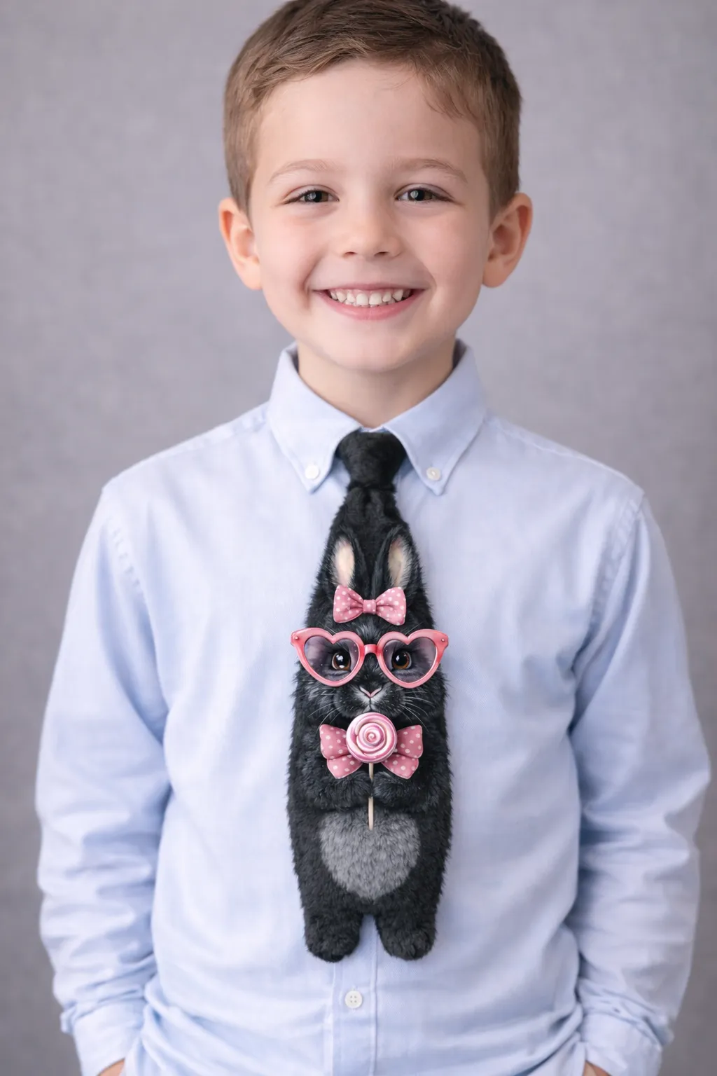 NOVELTY PLUSH CHARACTER TIE – PREMIUM PRINTED SILK | MUS444