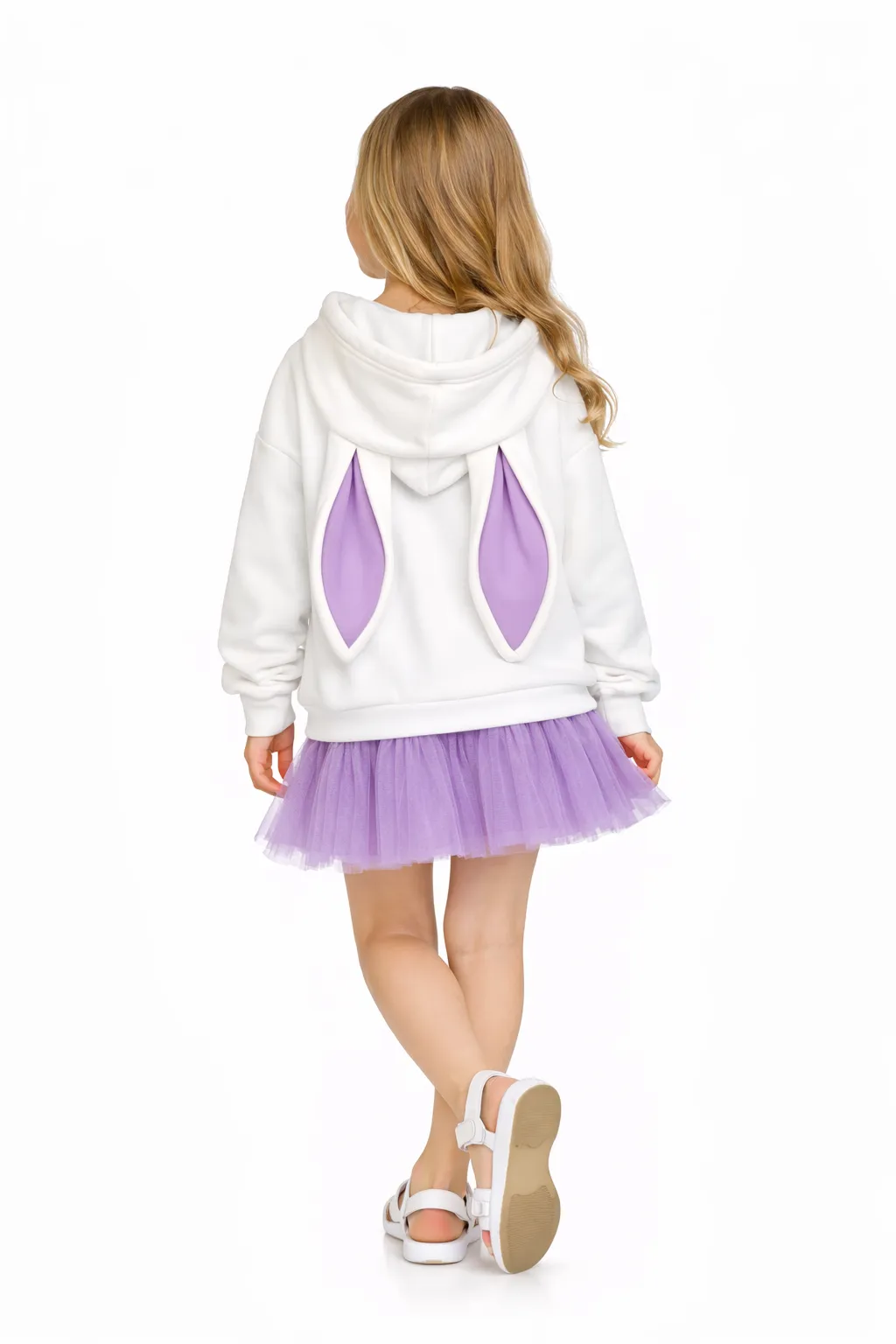 Alternative view of TEDDY GARDEN COORDINATE SET – PREMIUM FLEECE & TULLE | MUS413