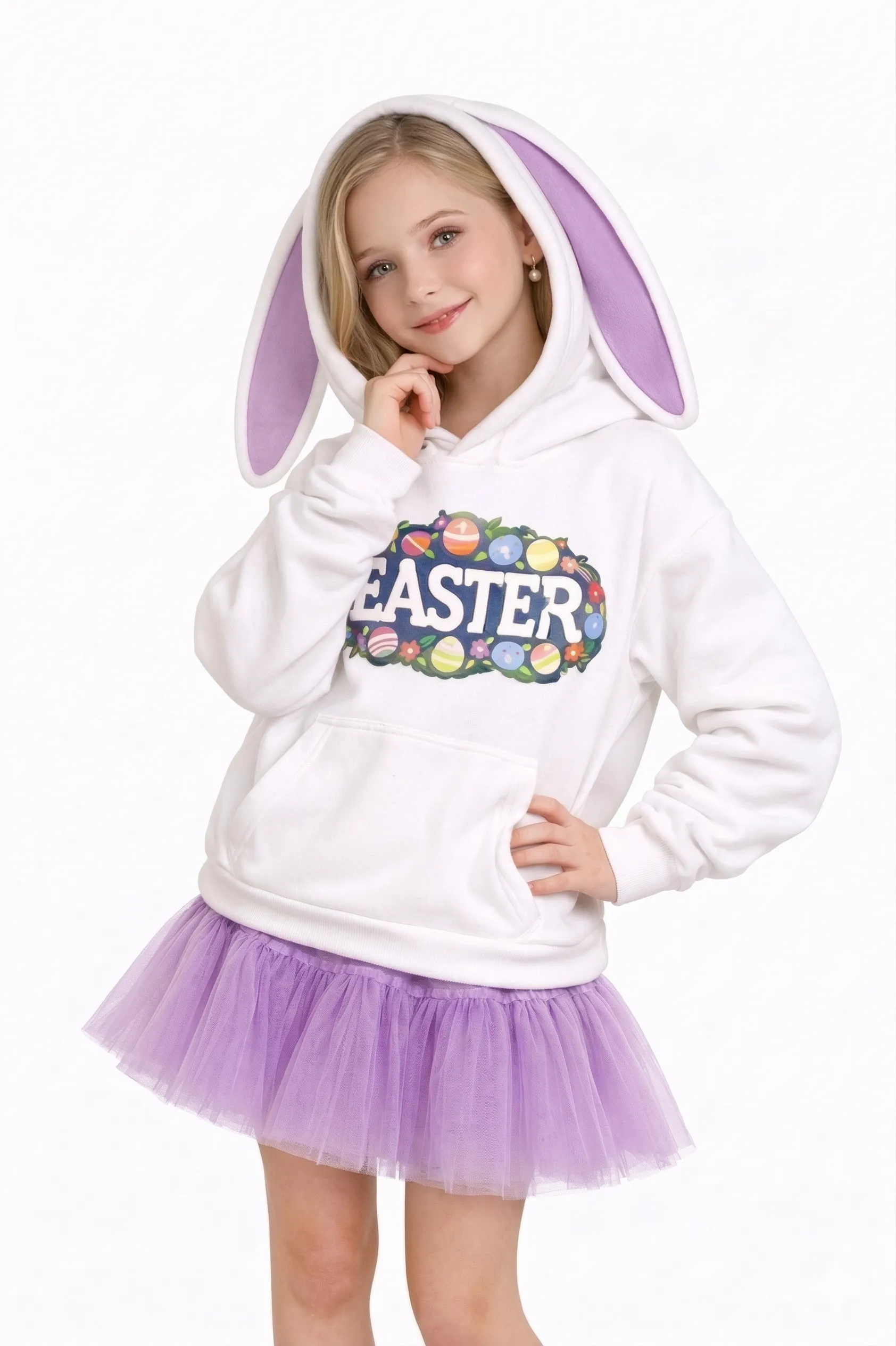 TEDDY GARDEN COORDINATE SET – PREMIUM FLEECE & TULLE | MUS413