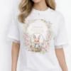 EASTER ENCHANTMENT – PREMIUM LACE-TRIMMED COTTON TEE | MUS420