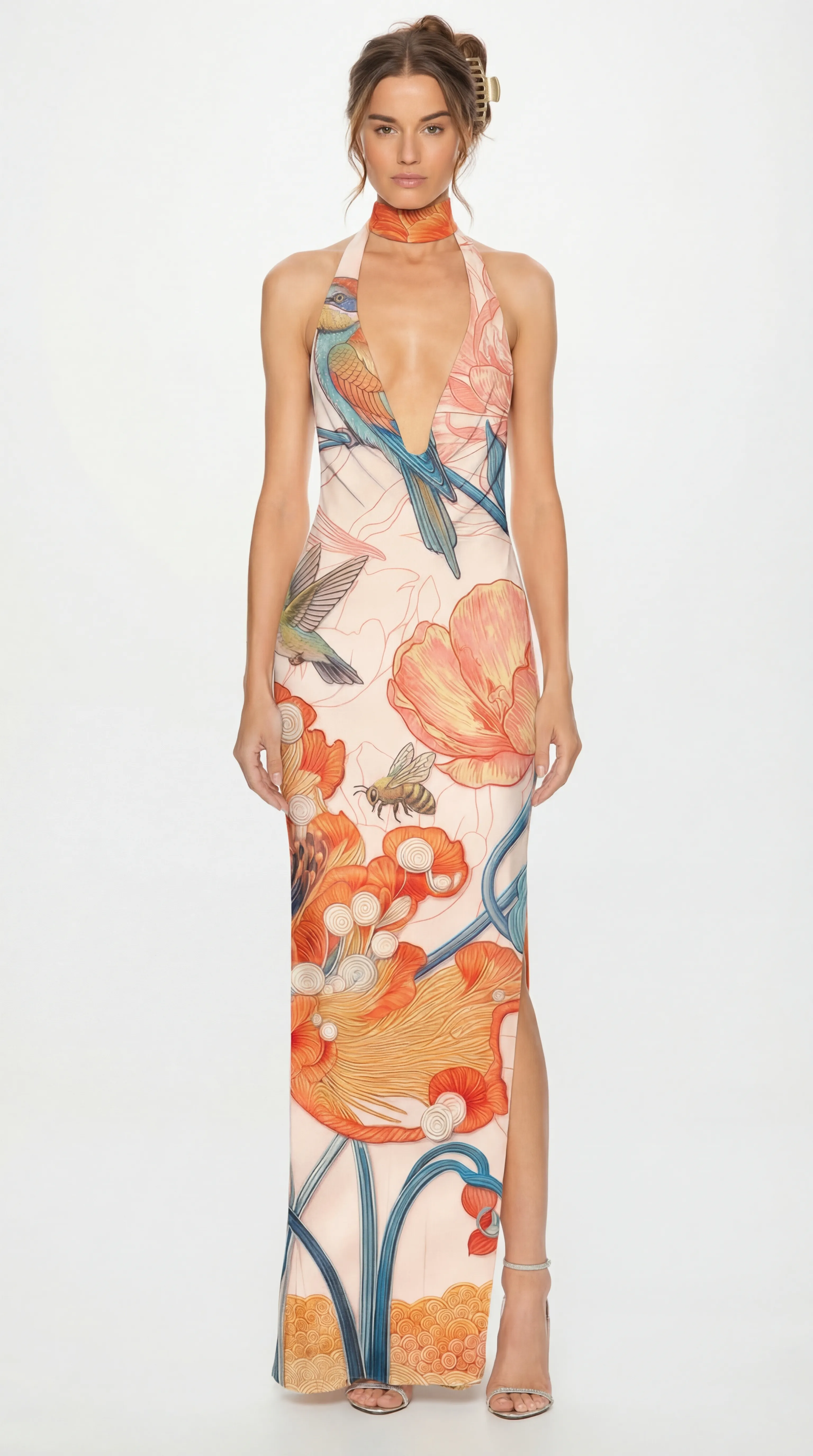 REFINED SILK LAYER DRESS – SOFT STRUCTURED SILHOUETTE | MUS502