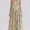 GOLDEN LEAF ARTISAN MIDI – PREMIUM PRINTED COTTON | MUS511